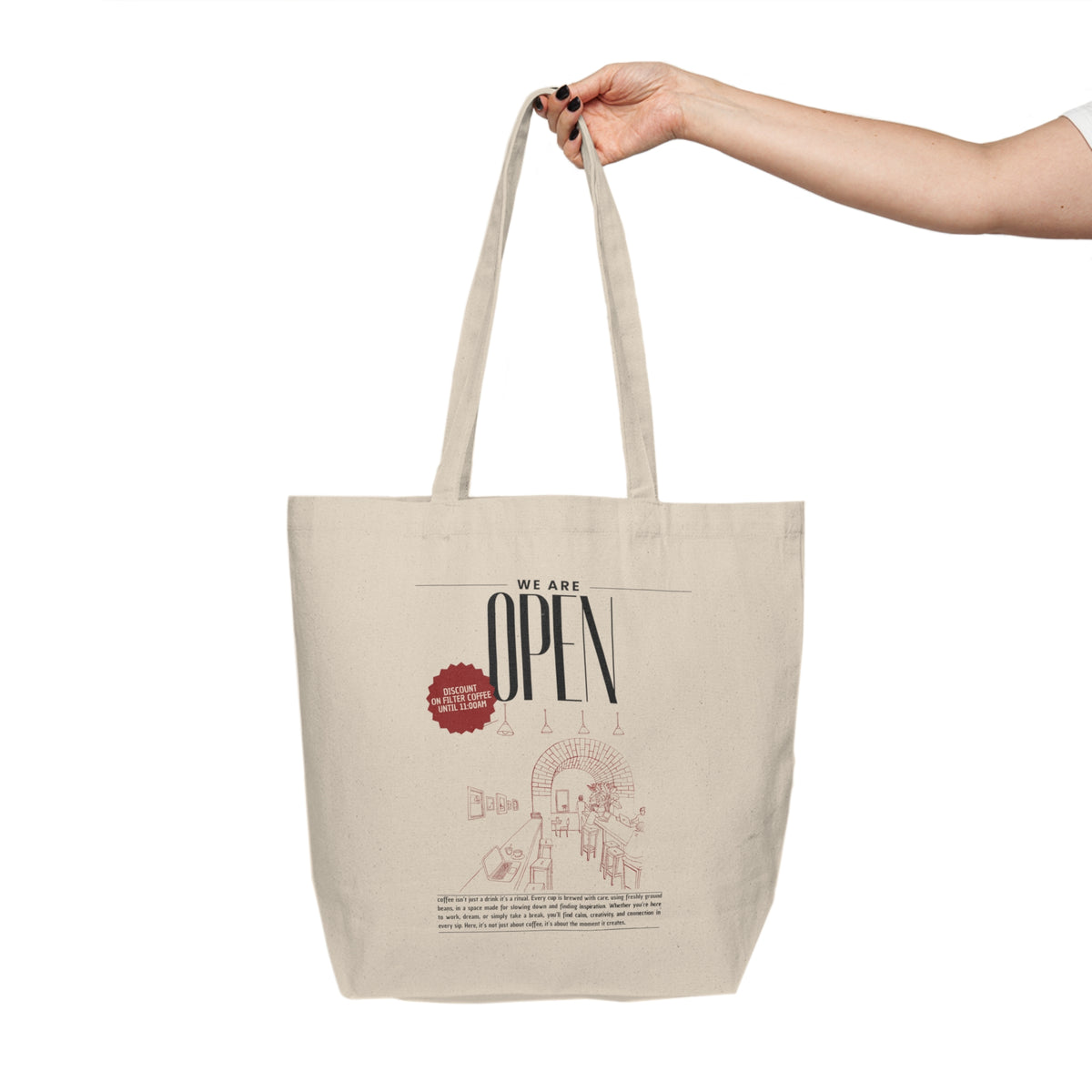 Tote Bag "WE ARE OPEN"