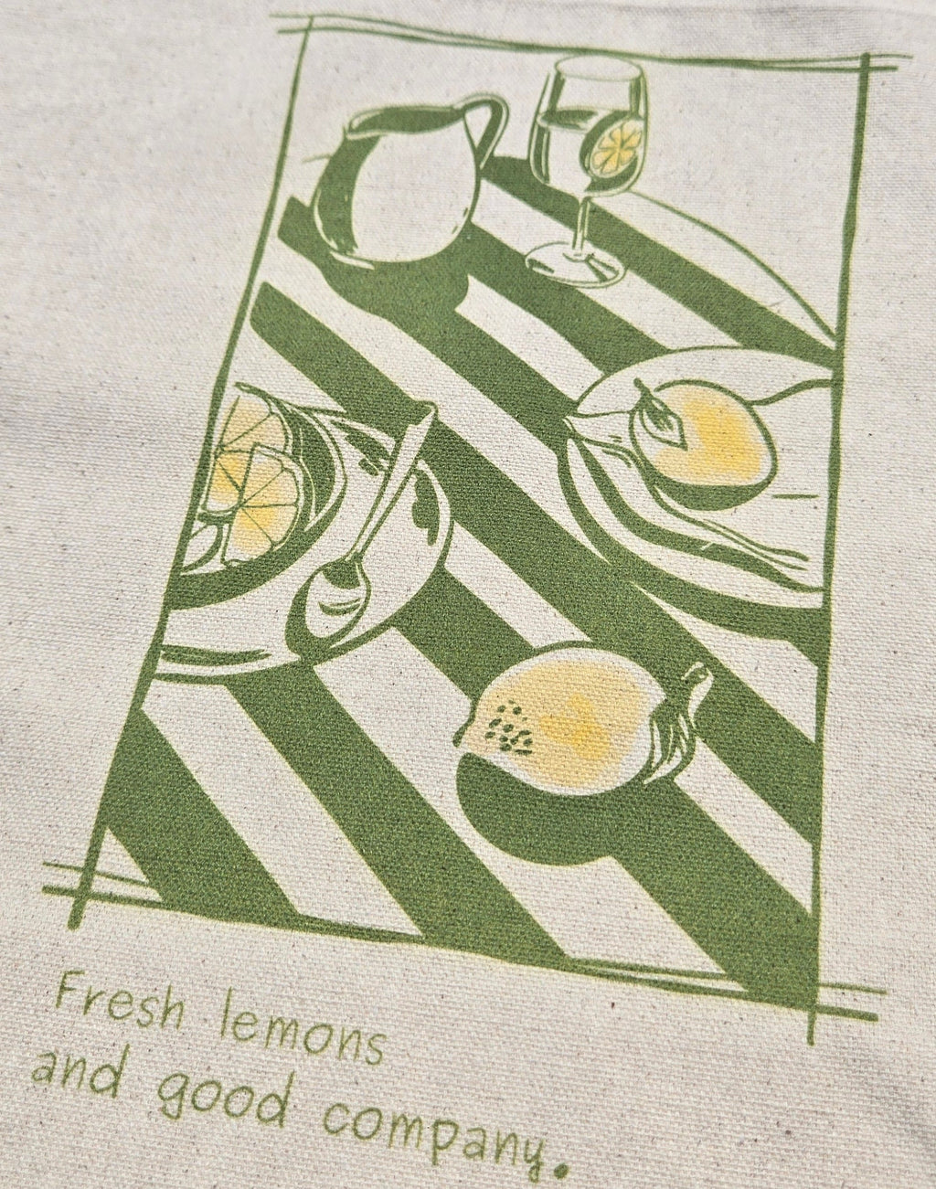 Tote Bag "LEMON AFTERNOON"