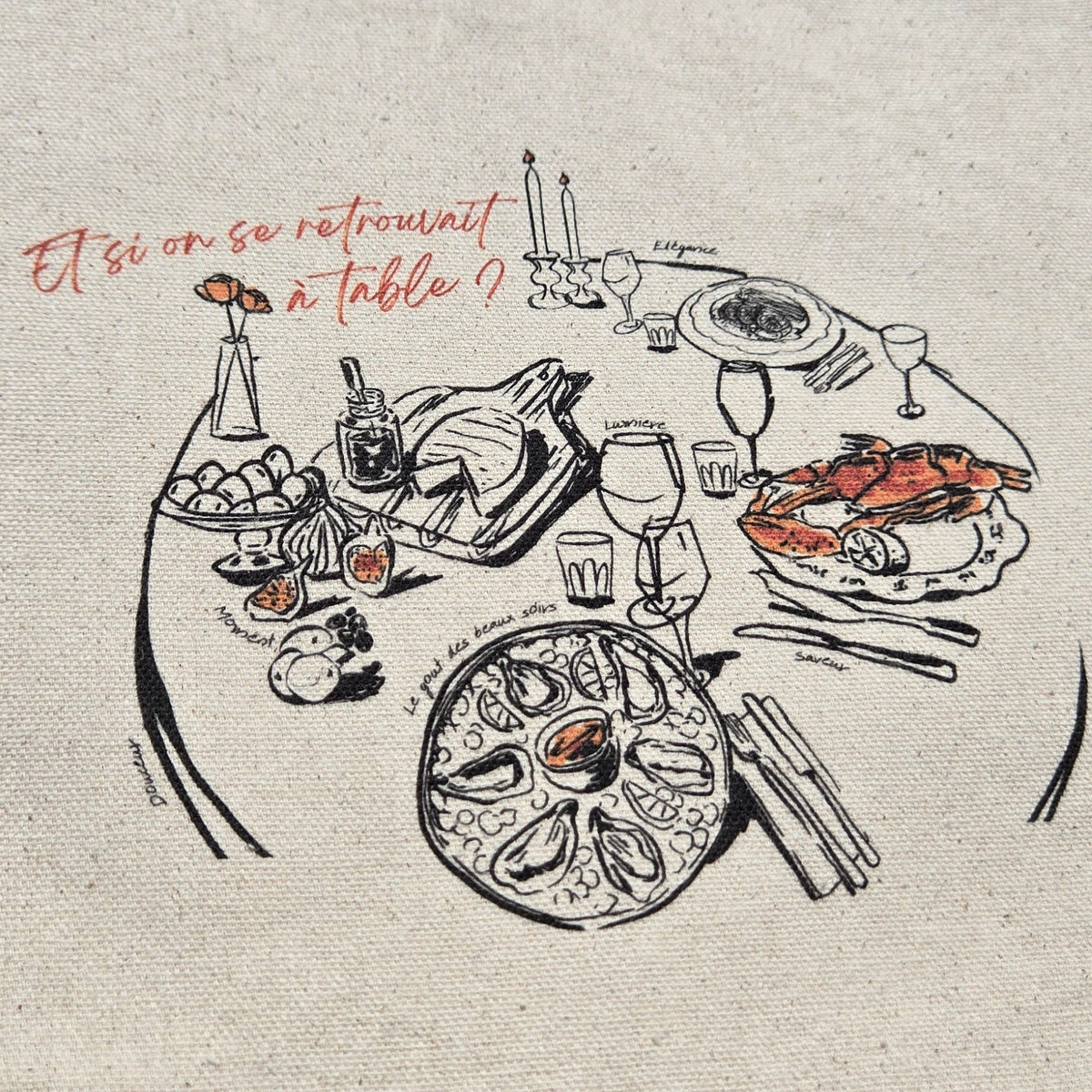 Tote Bag "À TABLE"