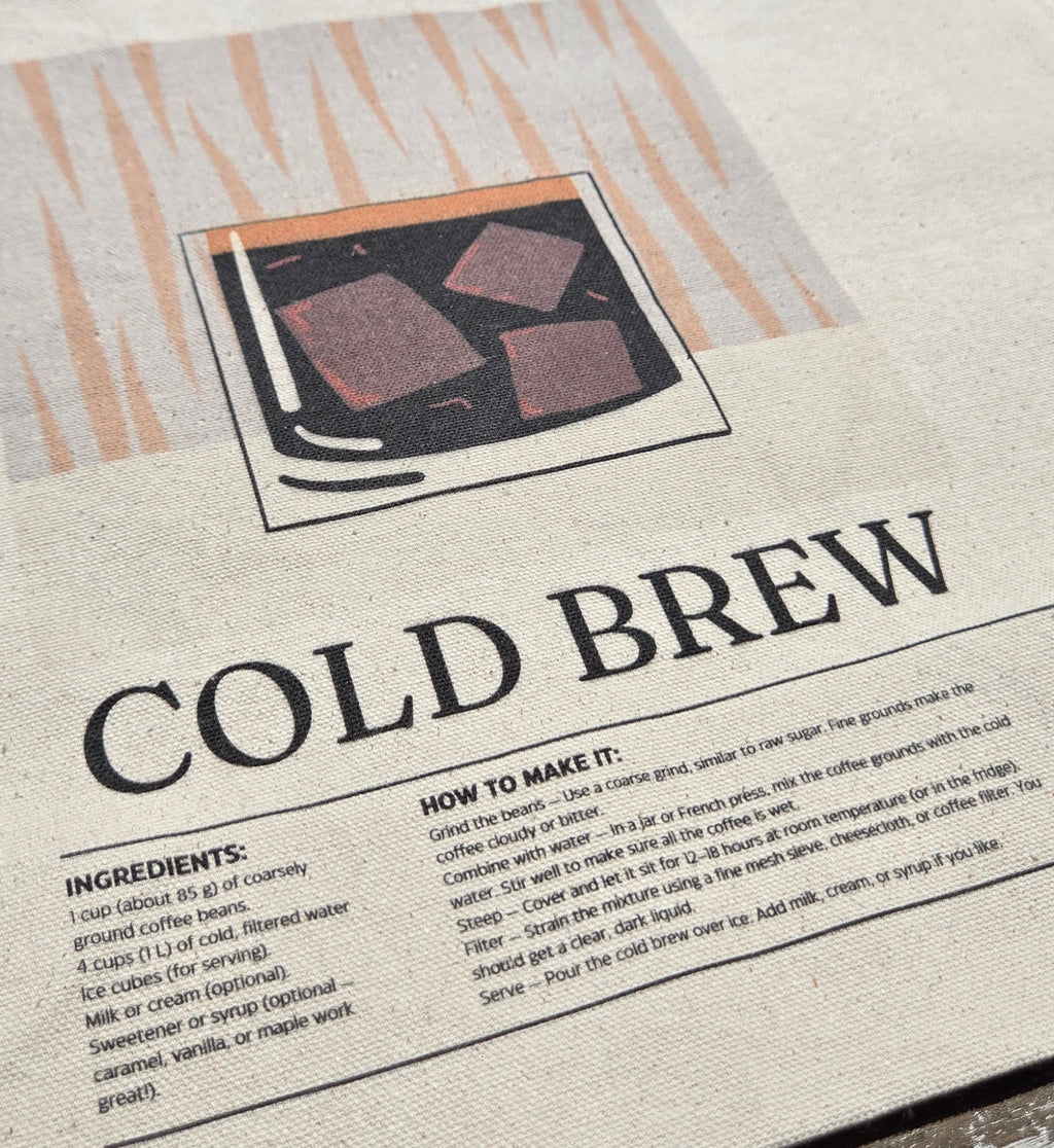 "COLD BREW" Tote Bag