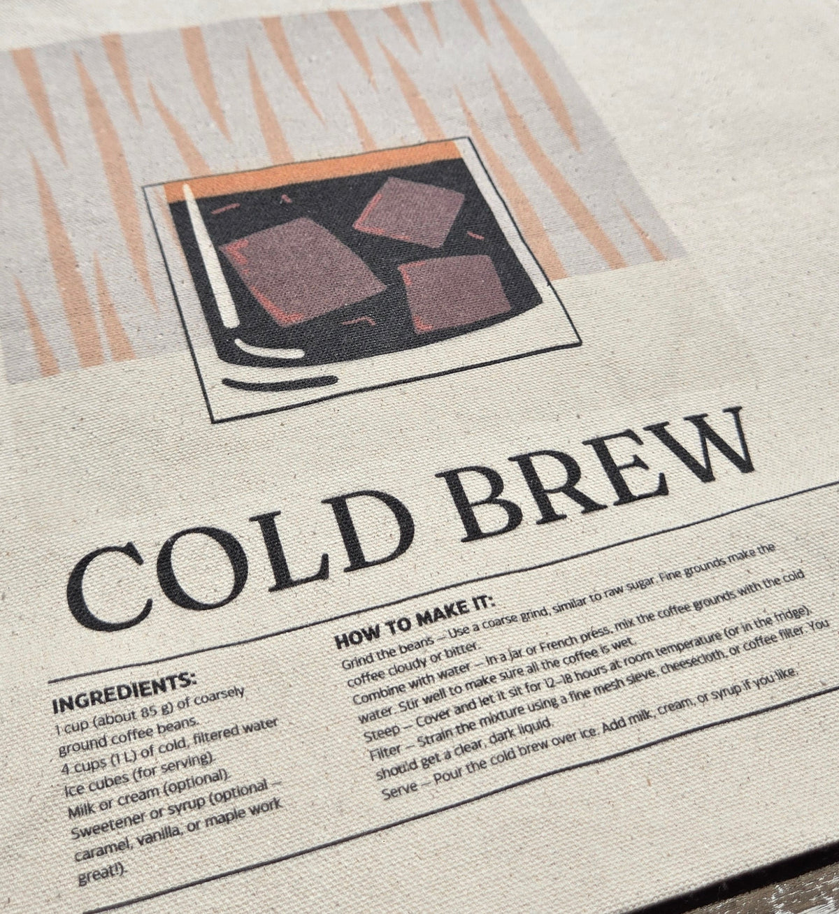 Tote Bag "COLD BREW"