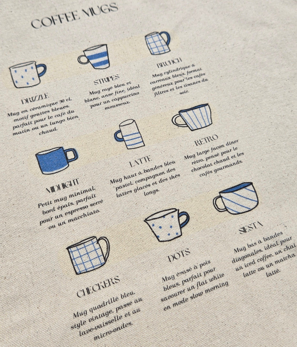 Tote Bag "COFFEE MUGS"