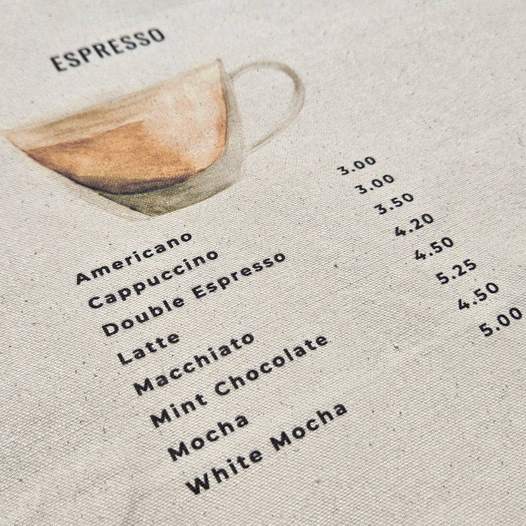 Tote Bag "ESPRESSO MENU"
